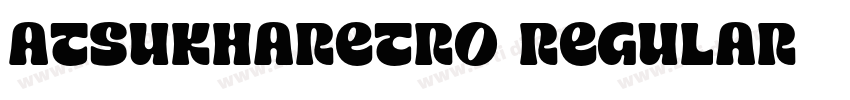 AtsukhaRetro Regular字体转换
